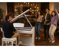 MusicMate Fortepian cyfrowy MM-P500-W DreamHarmony - 1588138 - zdjęcie 17